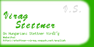 virag stettner business card